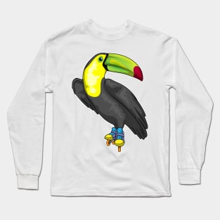 Toucan Inline skating Roller skates Long Sleeve T-Shirt